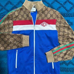 Gucci Zip Track Jacket GG Monogram